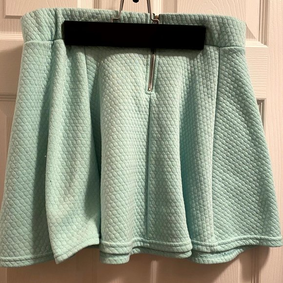 H&M Divided Knit Skater Skirt with Exposed Zipper in Back - Picture 2 of 3